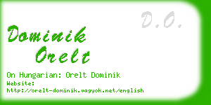 dominik orelt business card